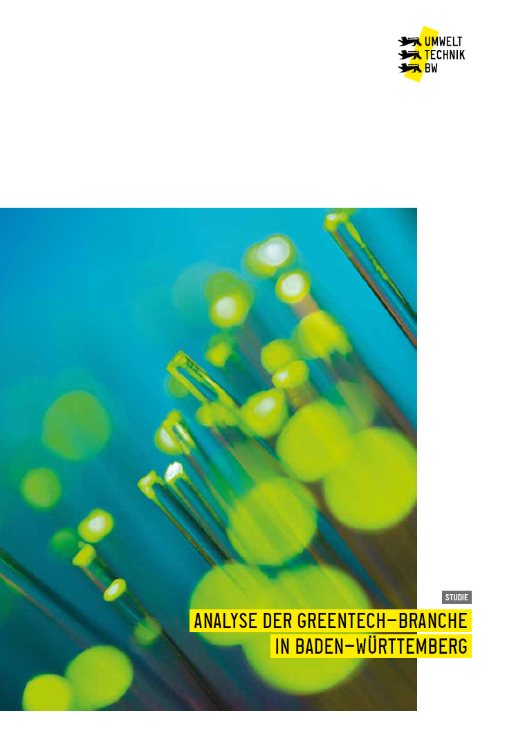 Titelblatt Greentech-Studie