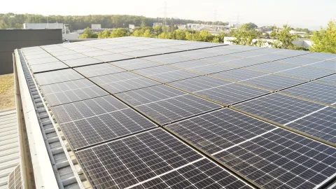 PV-Anlage auf dem Dach