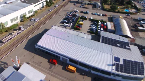 PV-Anlage auf dem Dach