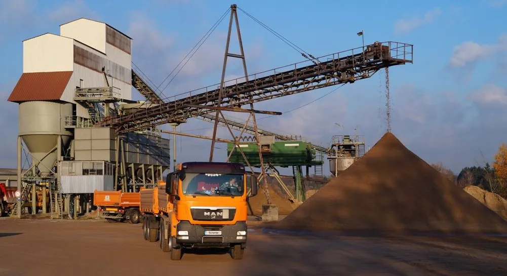 Baustoffnassaufbereitungsanlage