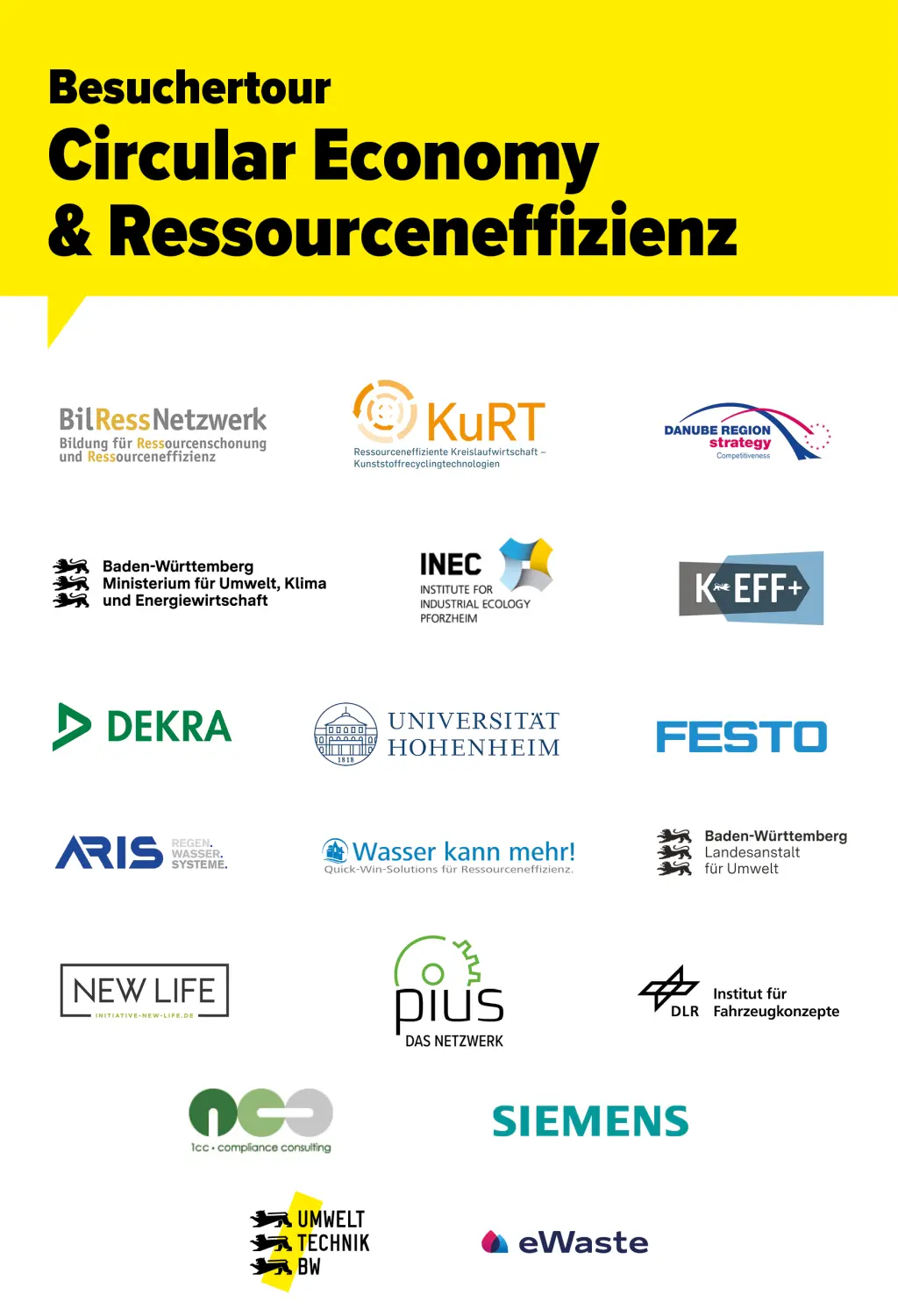 Ausstellerlogos Tag 1 Zweiter Teil