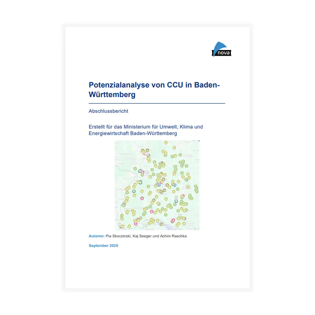 Potenzialanalyse von CCU in Baden-Württemberg