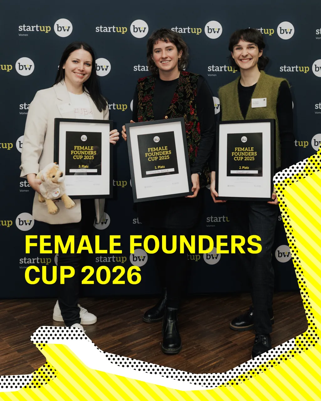 Werbefoto zum Female Founders Cup 2026