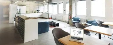 Büroszene, modern